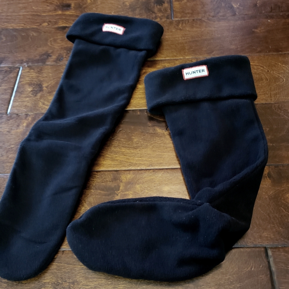 Tall Hunter Boot Socks Black sz Medium M 5 6 7 8